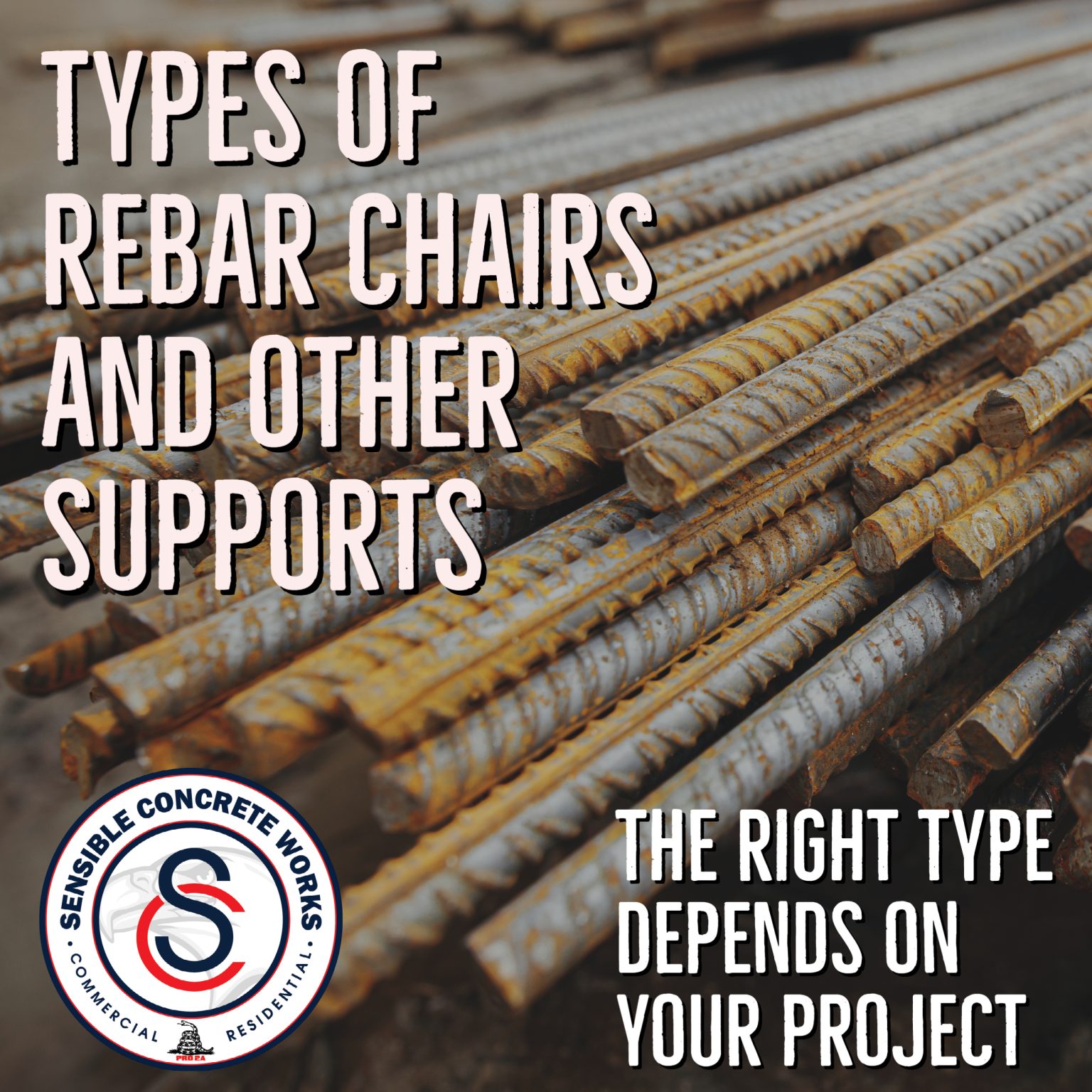 Types of Rebar and Other Supports Sensible Concrete