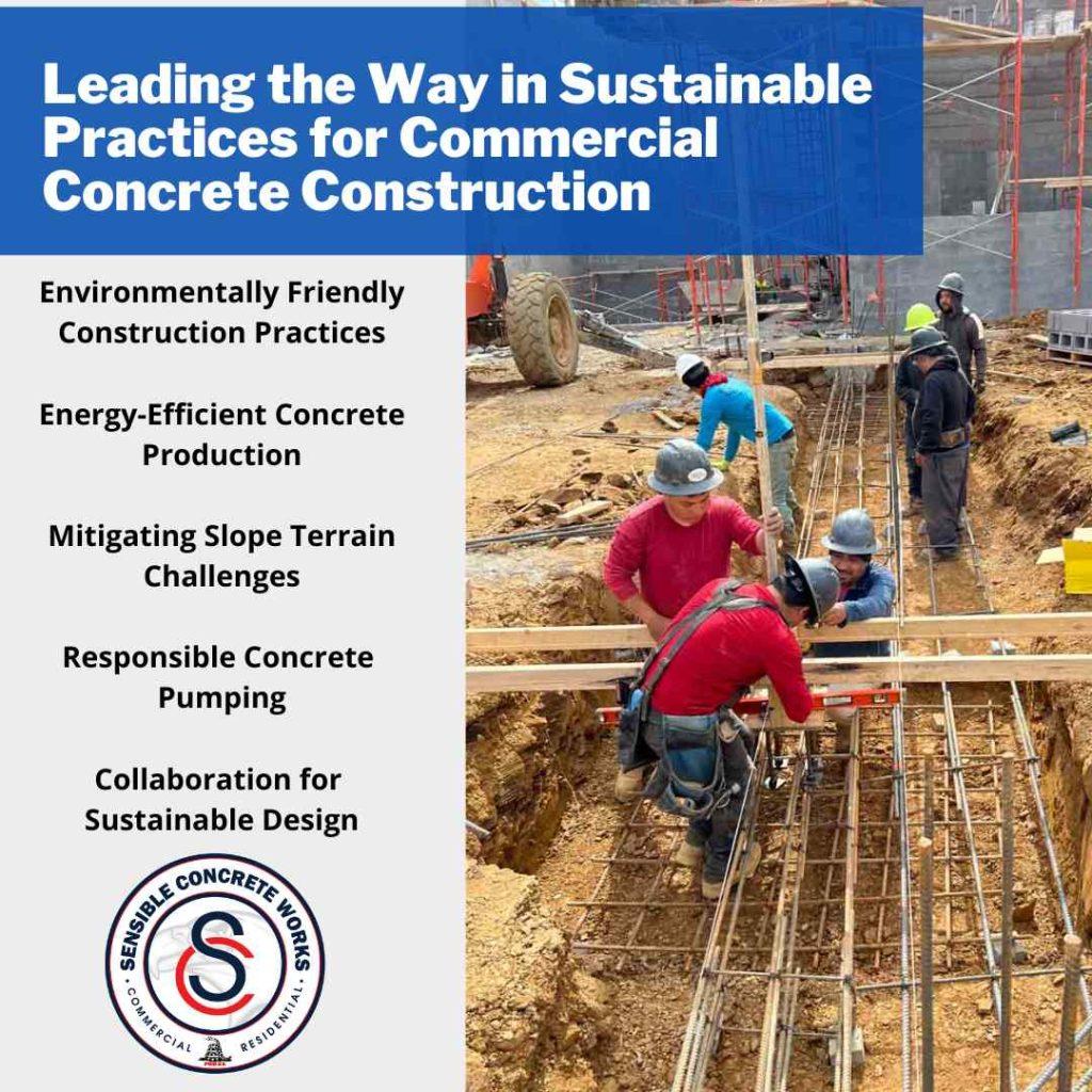 Sensible concrete Works Leading the Way in Sustainable Practices for Commercial Concrete Construction in the Smoky Mountains